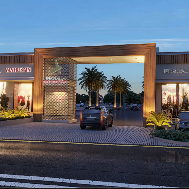 Chandigarh Aerotown Bazaar